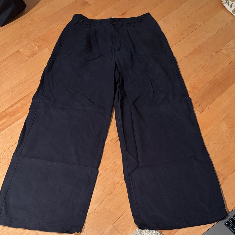 Madewell navy blue trousers